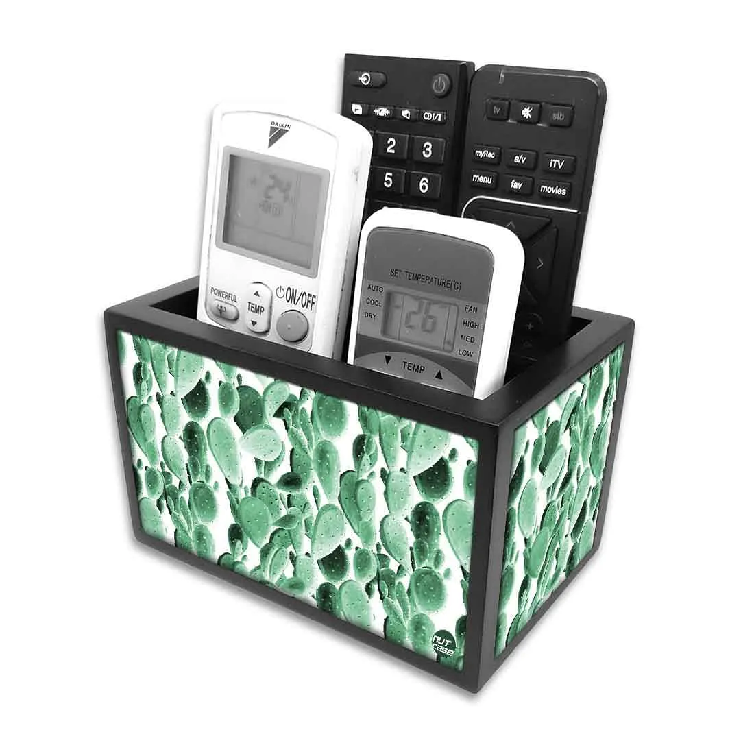 Organizer For TV AC Remotes -Cactus Green