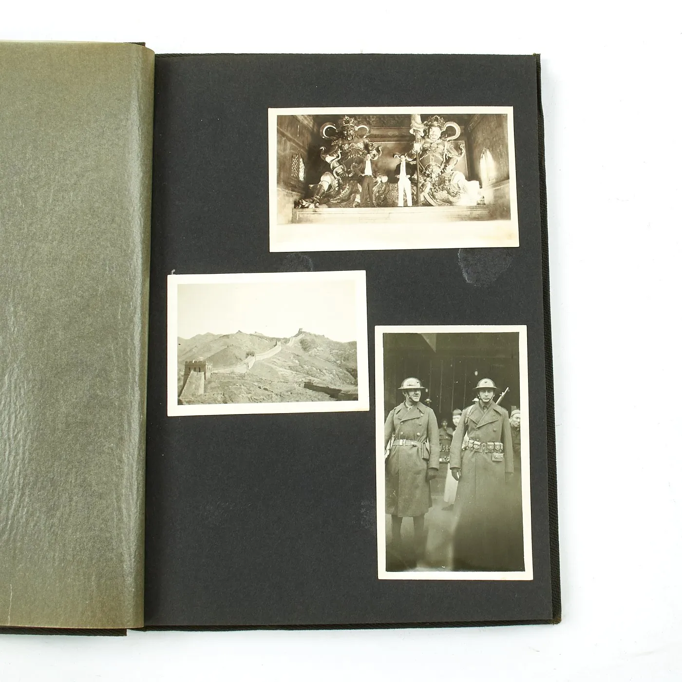 Original U.S. 1932 USMC China Marine 4th Marines Photo Albums - Set of 2