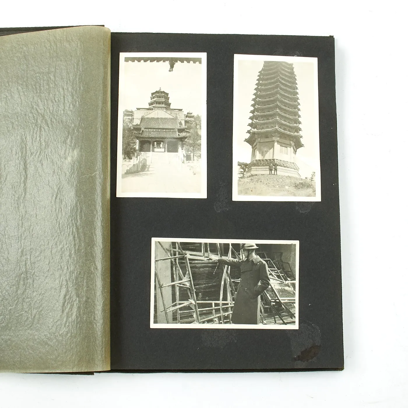 Original U.S. 1932 USMC China Marine 4th Marines Photo Albums - Set of 2