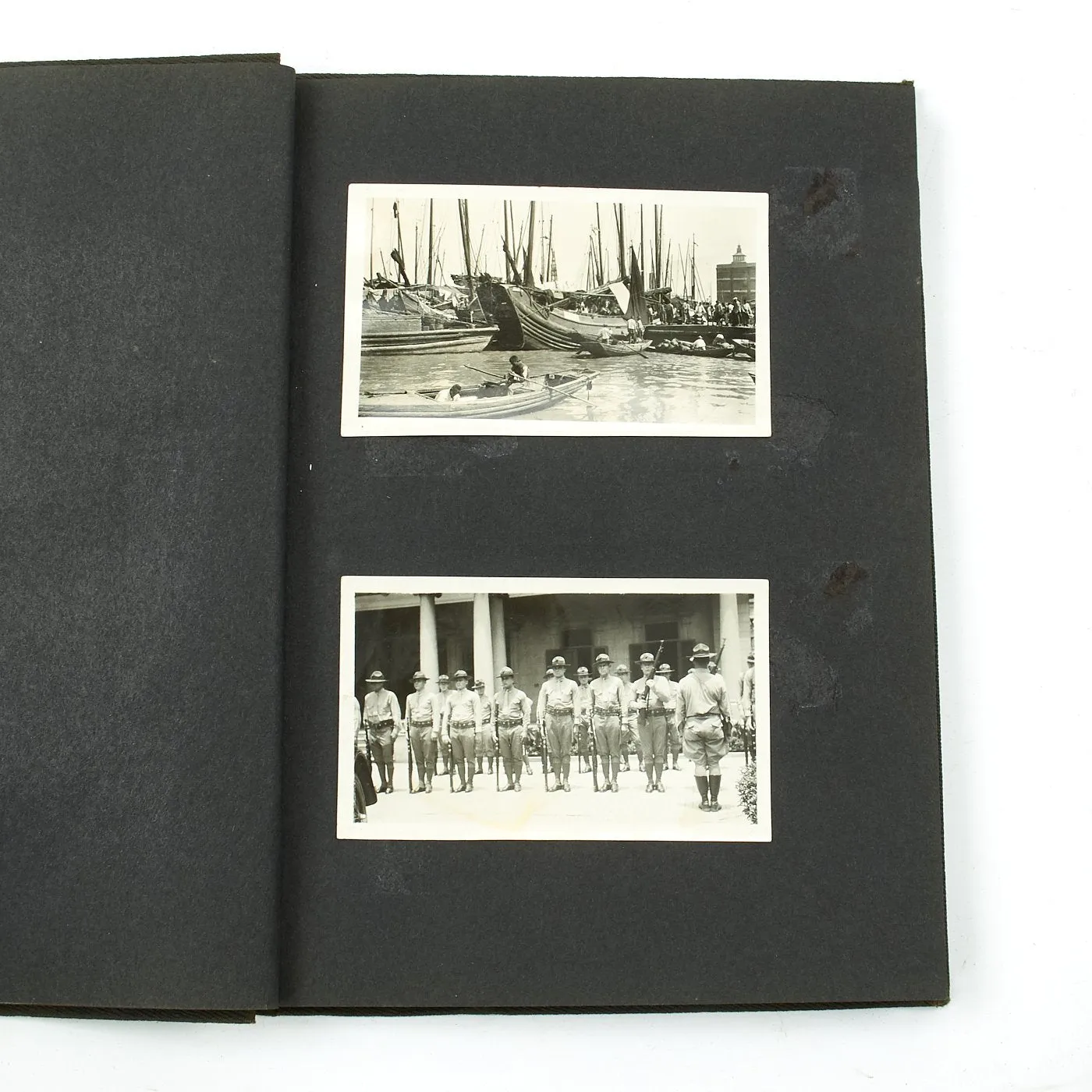 Original U.S. 1932 USMC China Marine 4th Marines Photo Albums - Set of 2