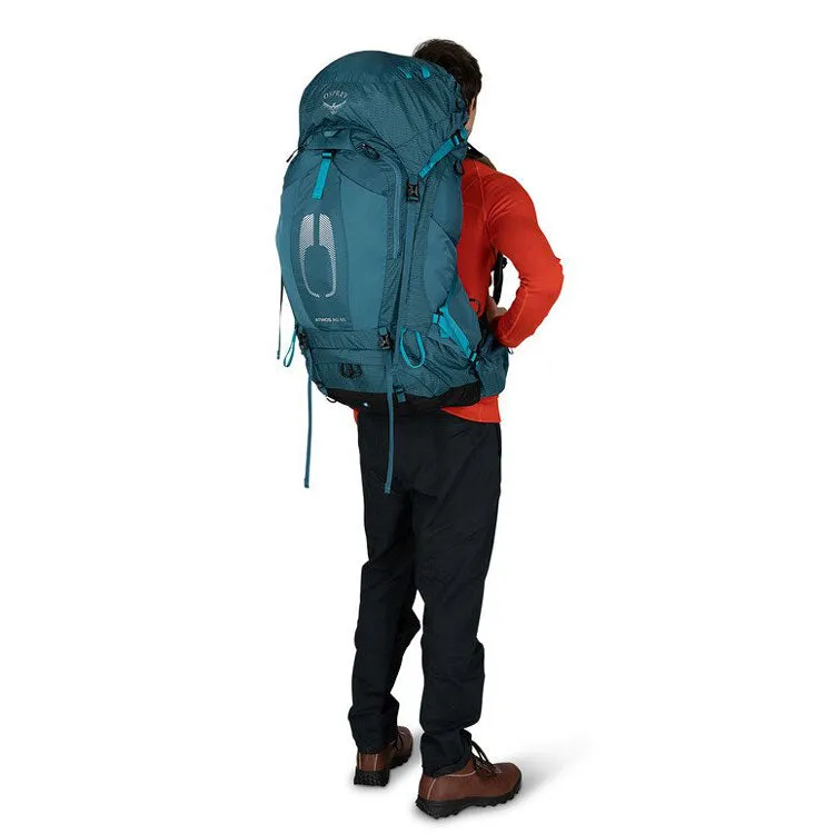 Osprey Atmos AG 65 Litre Mens Hiking Backpack - Venturi Blue