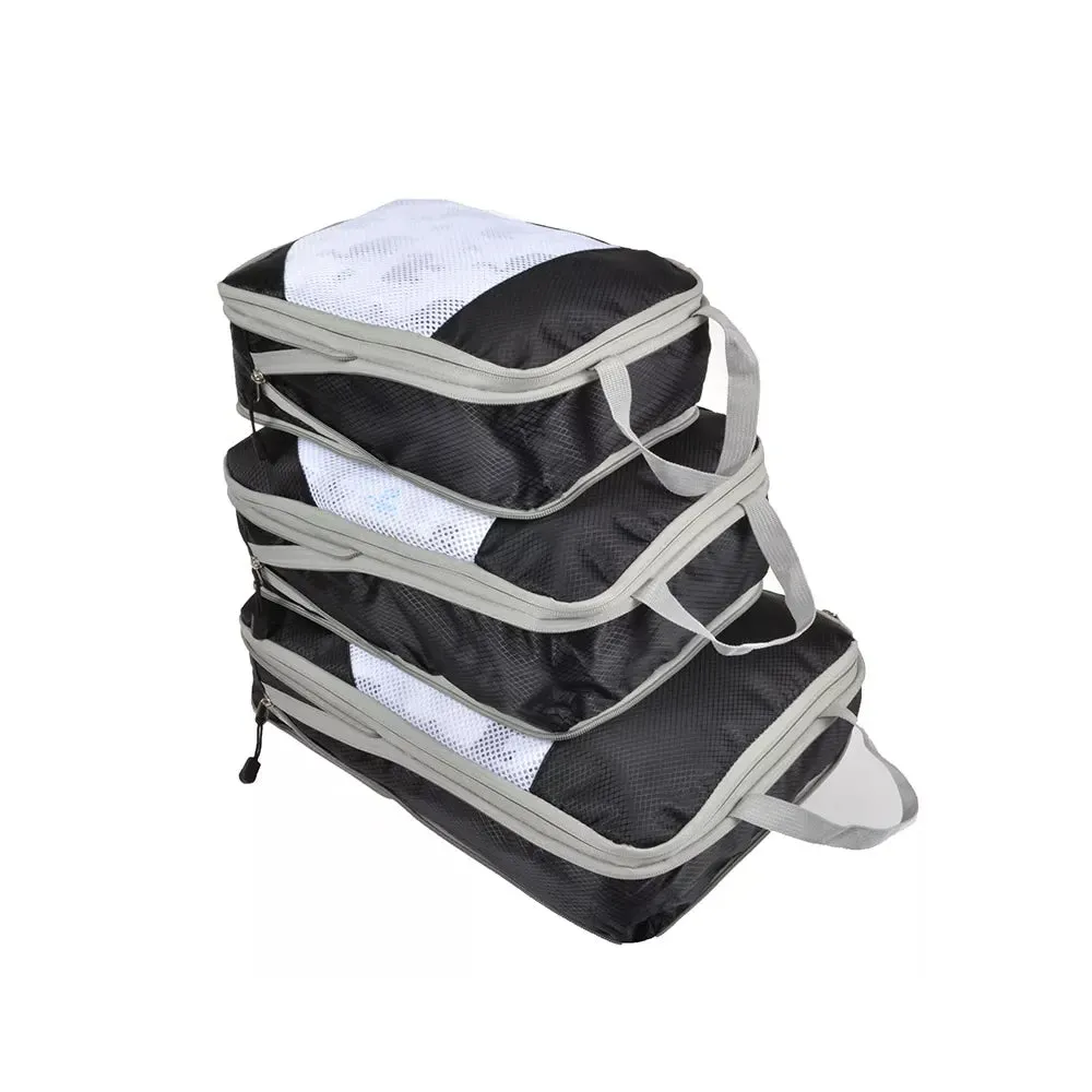 Pack of 4 Expanding Compression Travel Cube Organizers