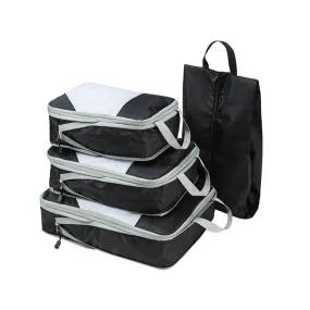 Pack of 4 Expanding Compression Travel Cube Organizers