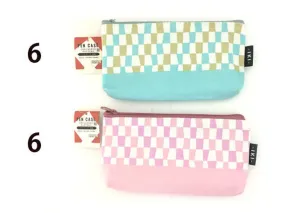 Pen Case (Checkered Pattern)