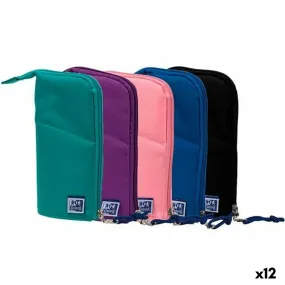 Pencil Holder Case Oxford Kangoo Teens Multicolour (12 Units)