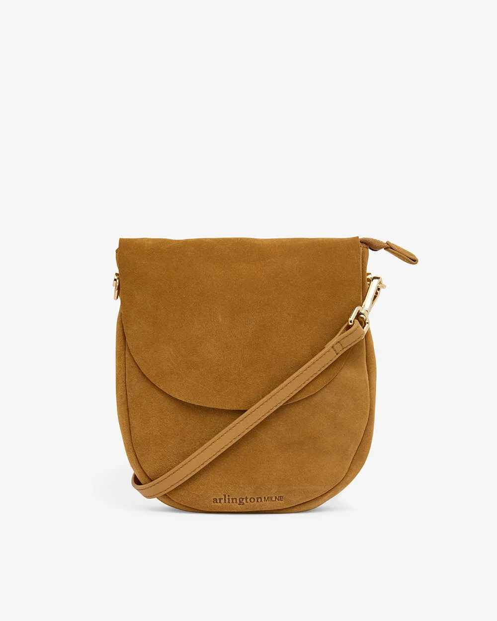 Phoebe Pouch - Toffee Suede