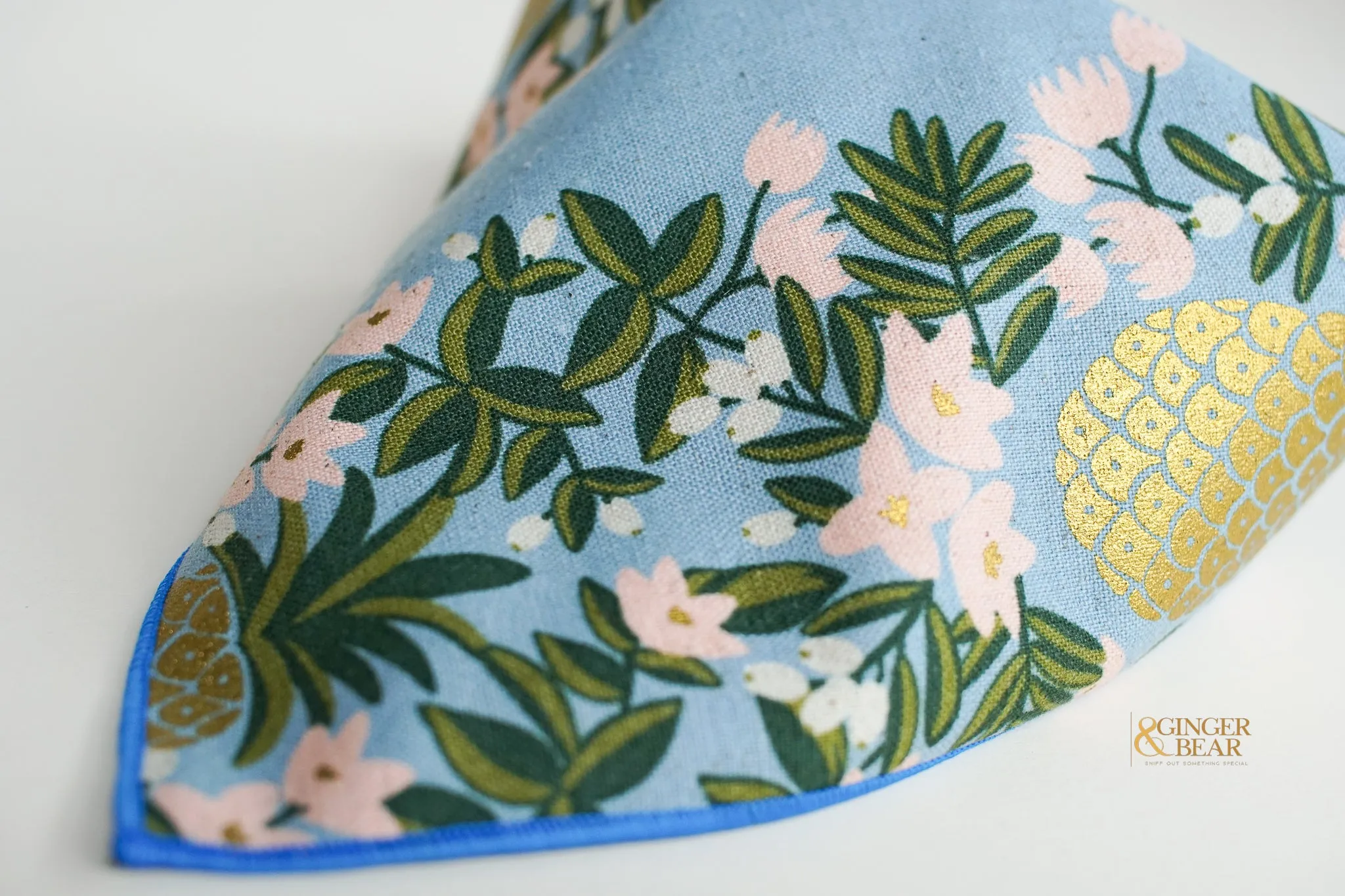 Pineapple Periwinkle, Dog Bandana