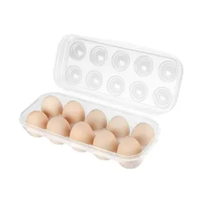 Plastic Egg Storage Tray Holder Clamshell Box 12-Grid Formosa