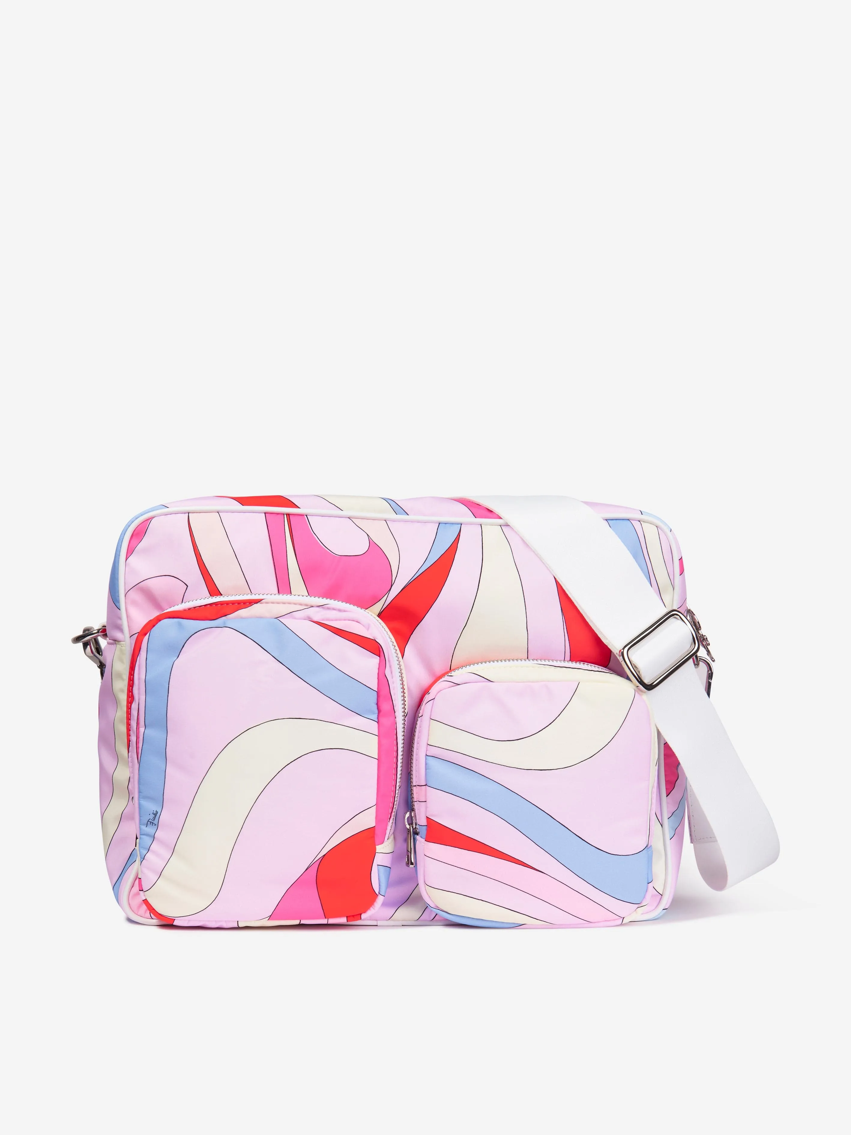 Pucci Baby Girls Marmo Print Changing Bag in Multicolour (35cm)