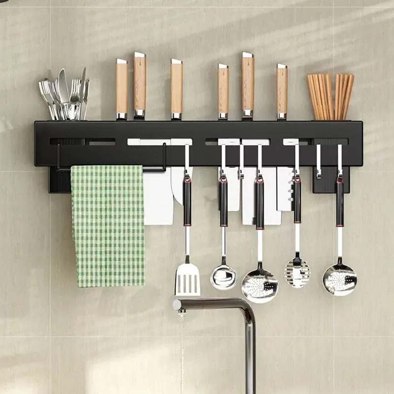 Punch-free Kitchen Tableware Storage Rack