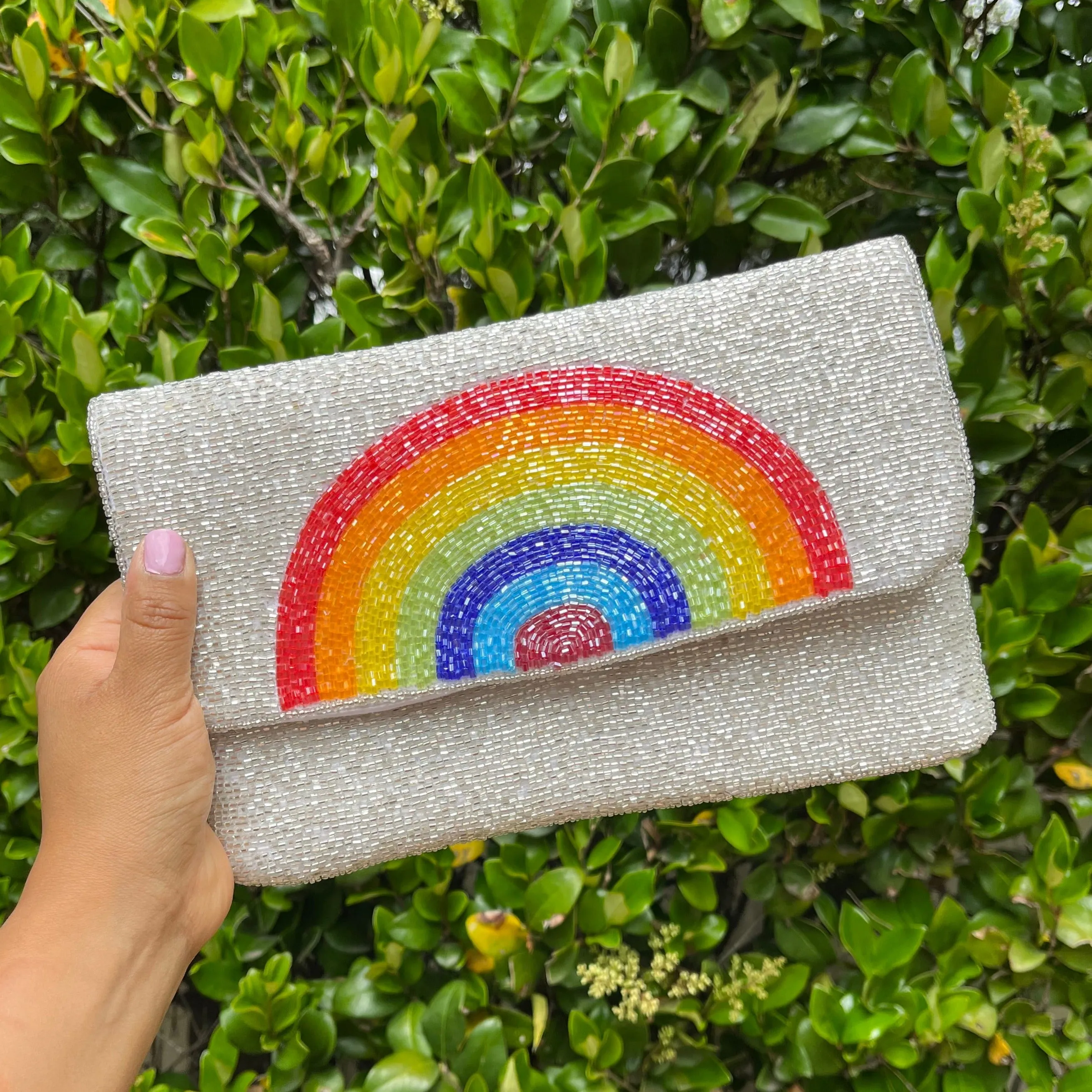 Rainbow Clutch Purse