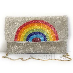 Rainbow Clutch Purse