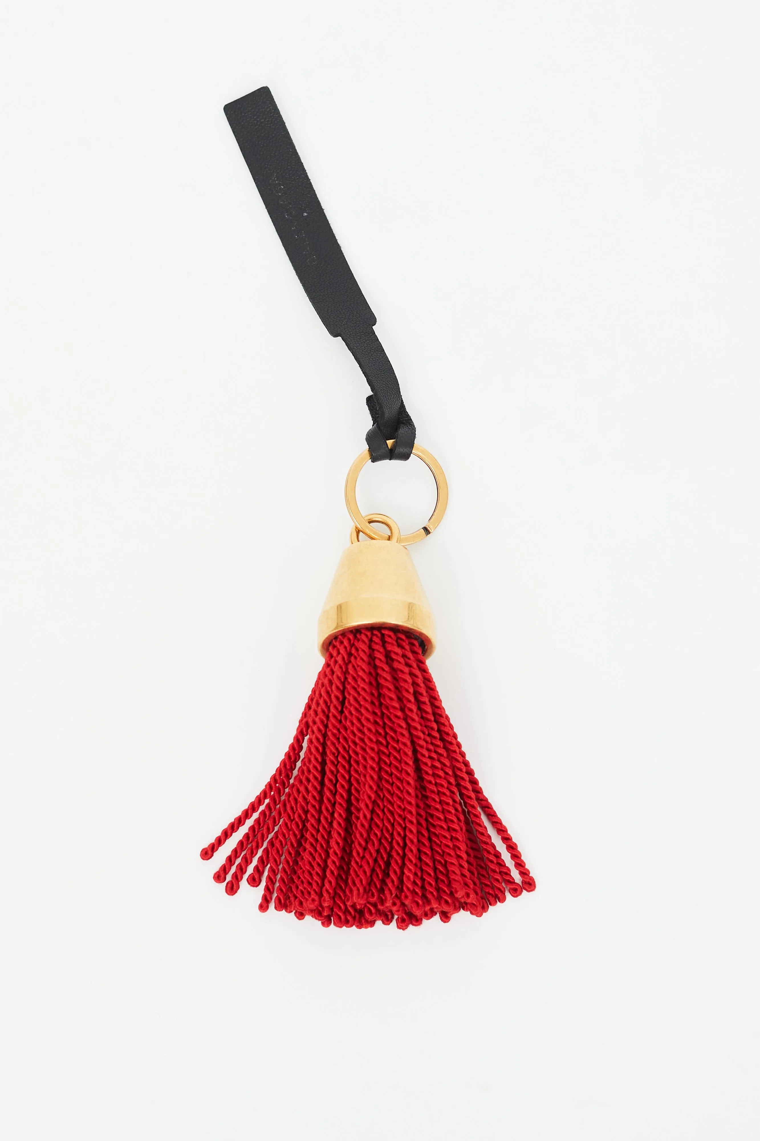 Red & Gold Hotel Fringe Key Ring