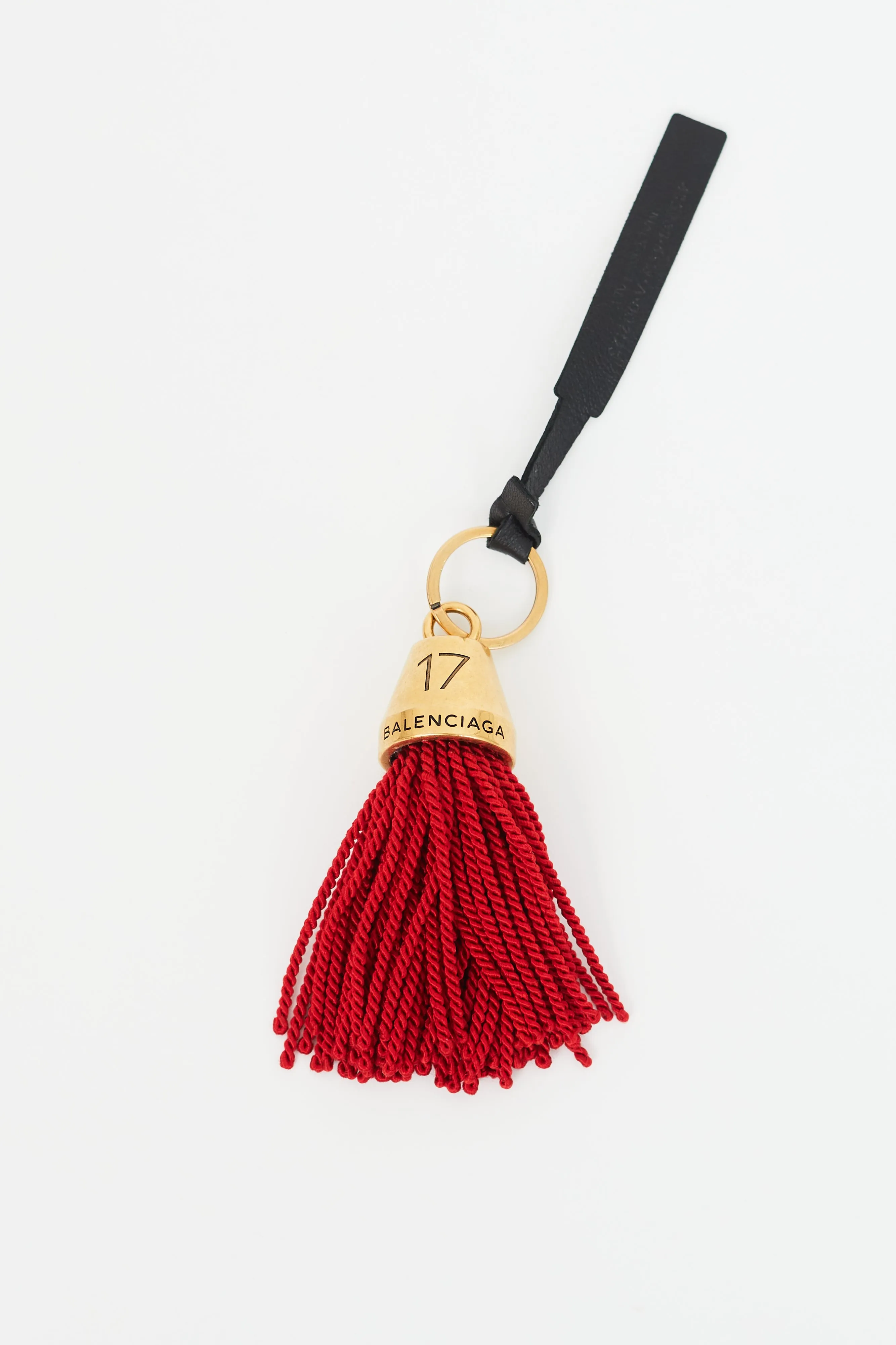 Red & Gold Hotel Fringe Key Ring