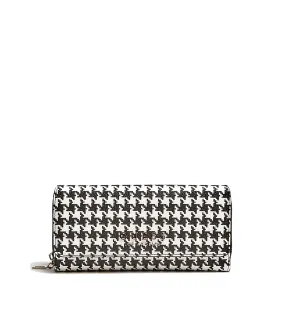 Robyn Slg Large Clutch Organizer - Houndstooth