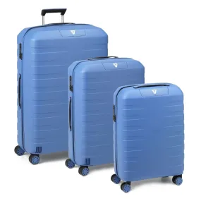 Roncato Box Young Hardsided Spinner Suitcase 3pc Set Ocean/Black