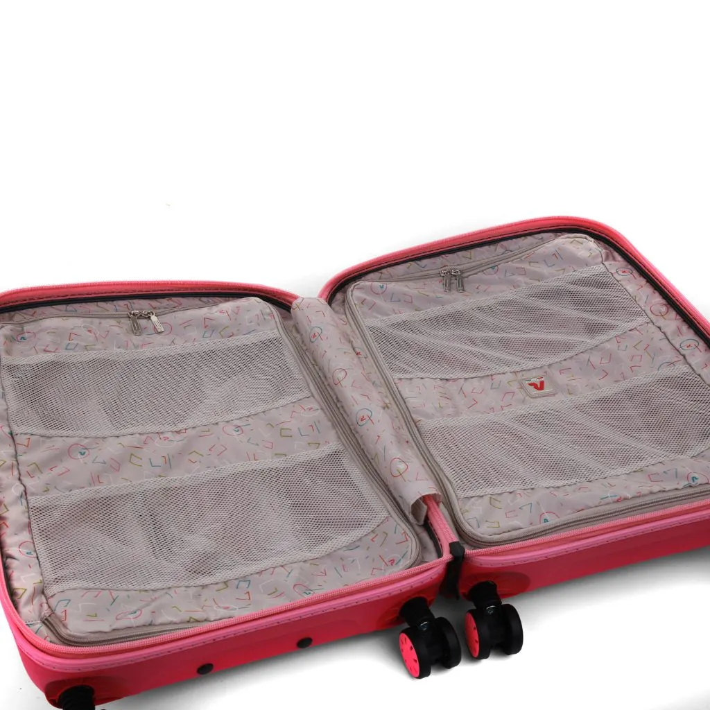 Roncato Box Young Hardsided Spinner Suitcase 3pc Set Pink