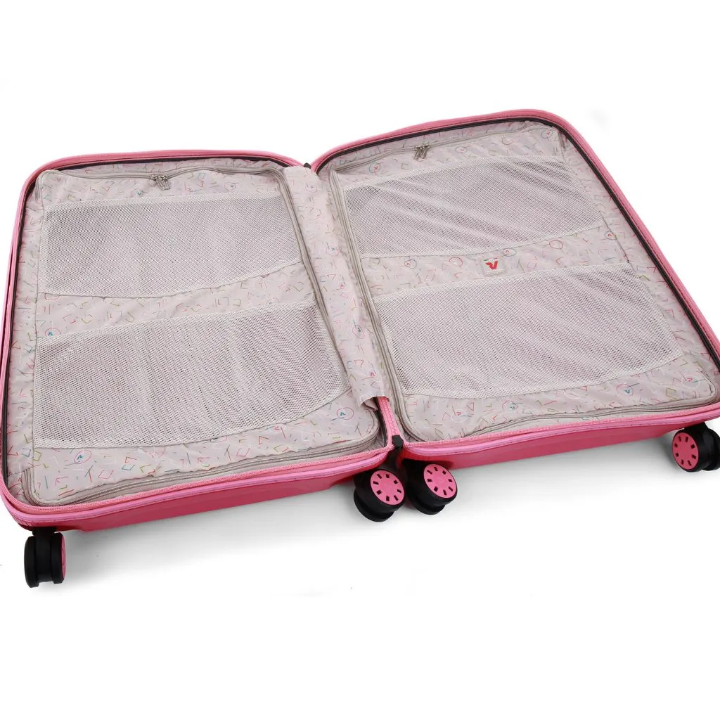 Roncato Box Young Hardsided Spinner Suitcase 3pc Set Pink