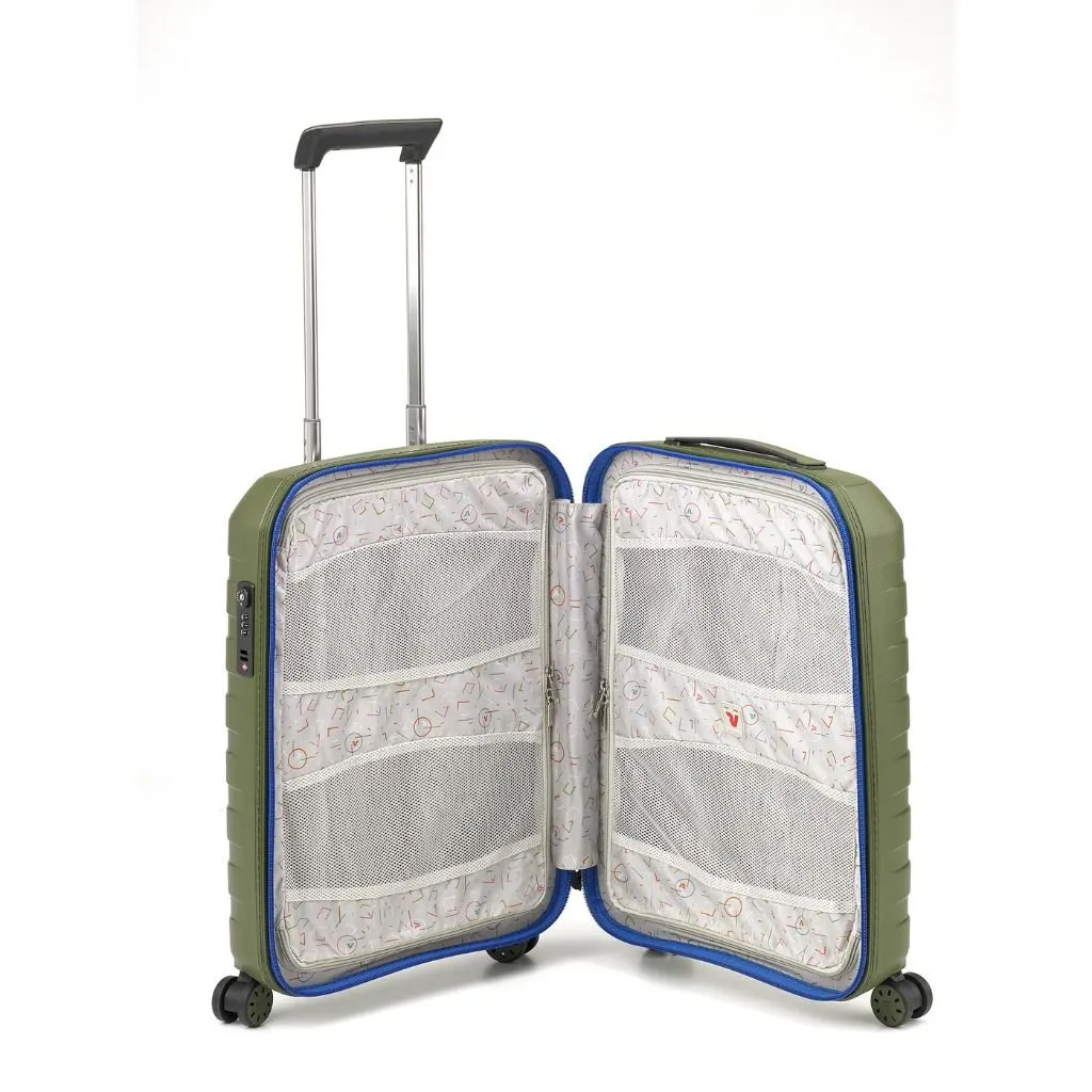 Roncato Box Young Hardsided Spinner Suitcase Duo Set Green