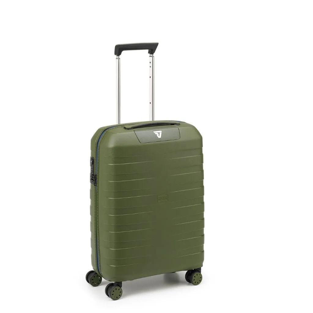 Roncato Box Young Hardsided Spinner Suitcase Duo Set Green