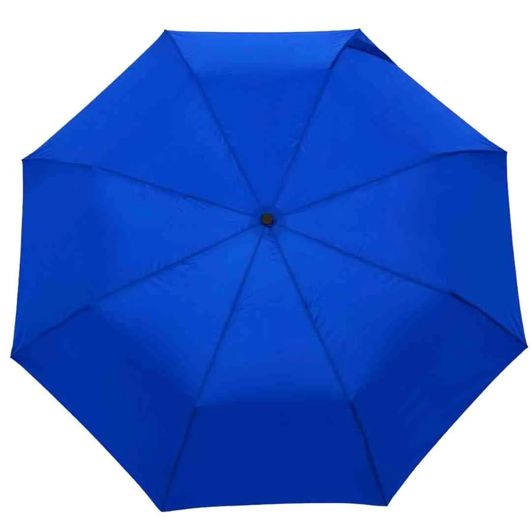 Royal Blue Compact Wind Resistant Umbrella