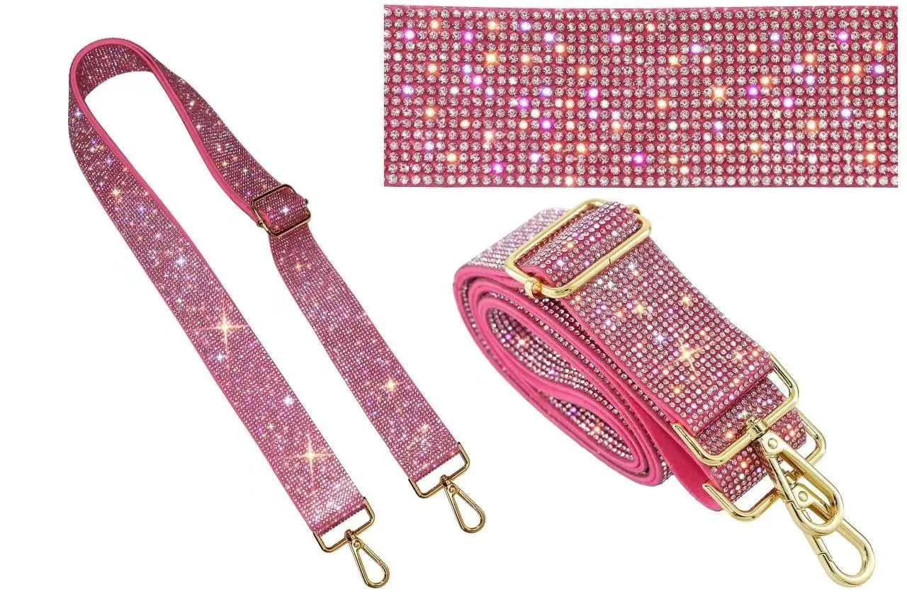 RS038 Sparkling Rhinestone Guitar Strap