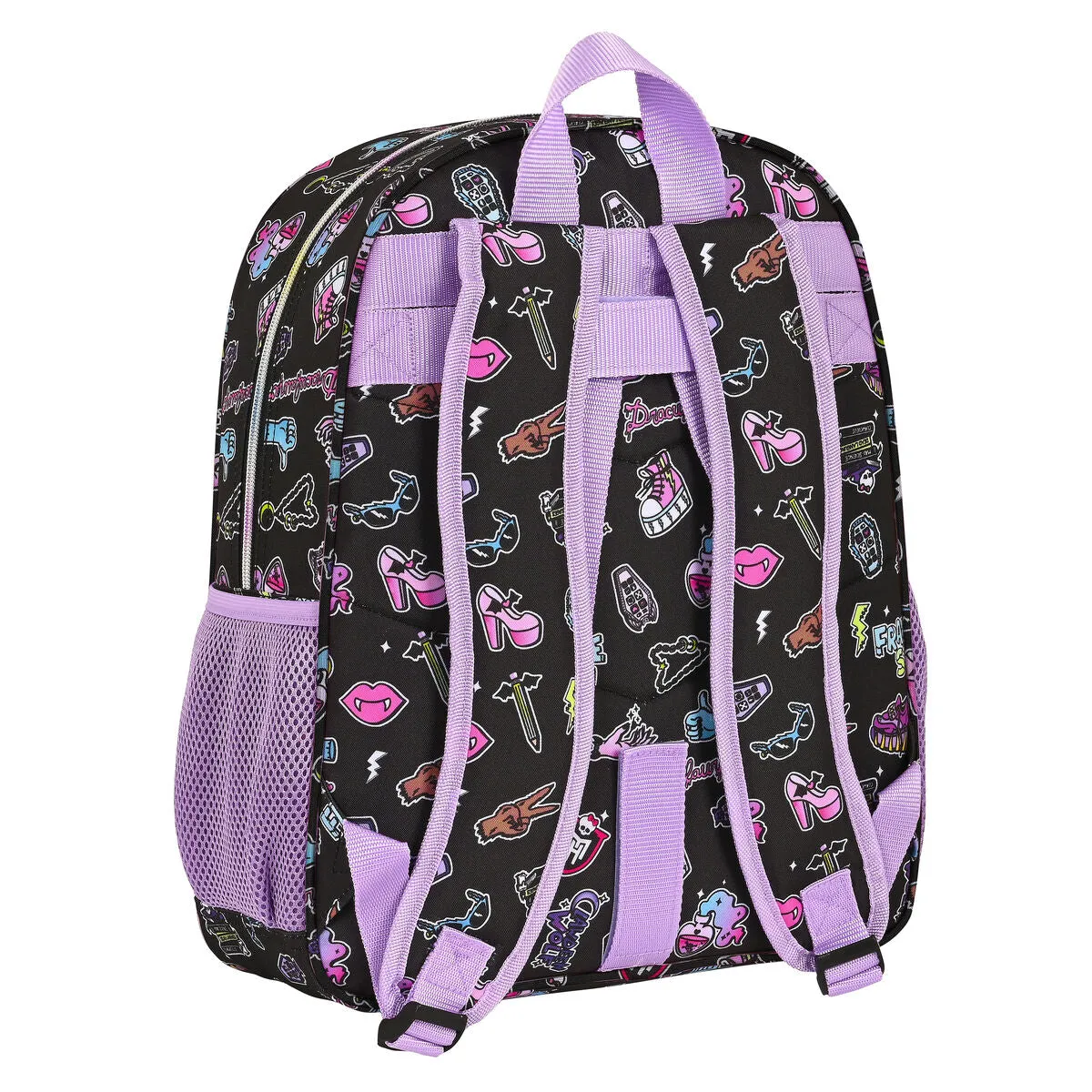 School Bag Monster High Creep Black 32 X 38 X 12 cm