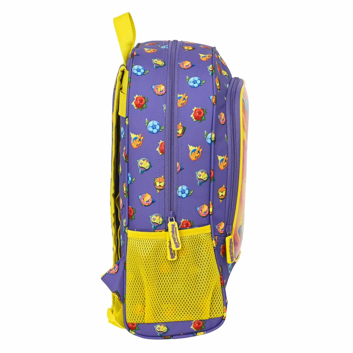 School Bag SuperThings Guardians of Kazoom Yellow Purple 32 x 42 x 14 cm