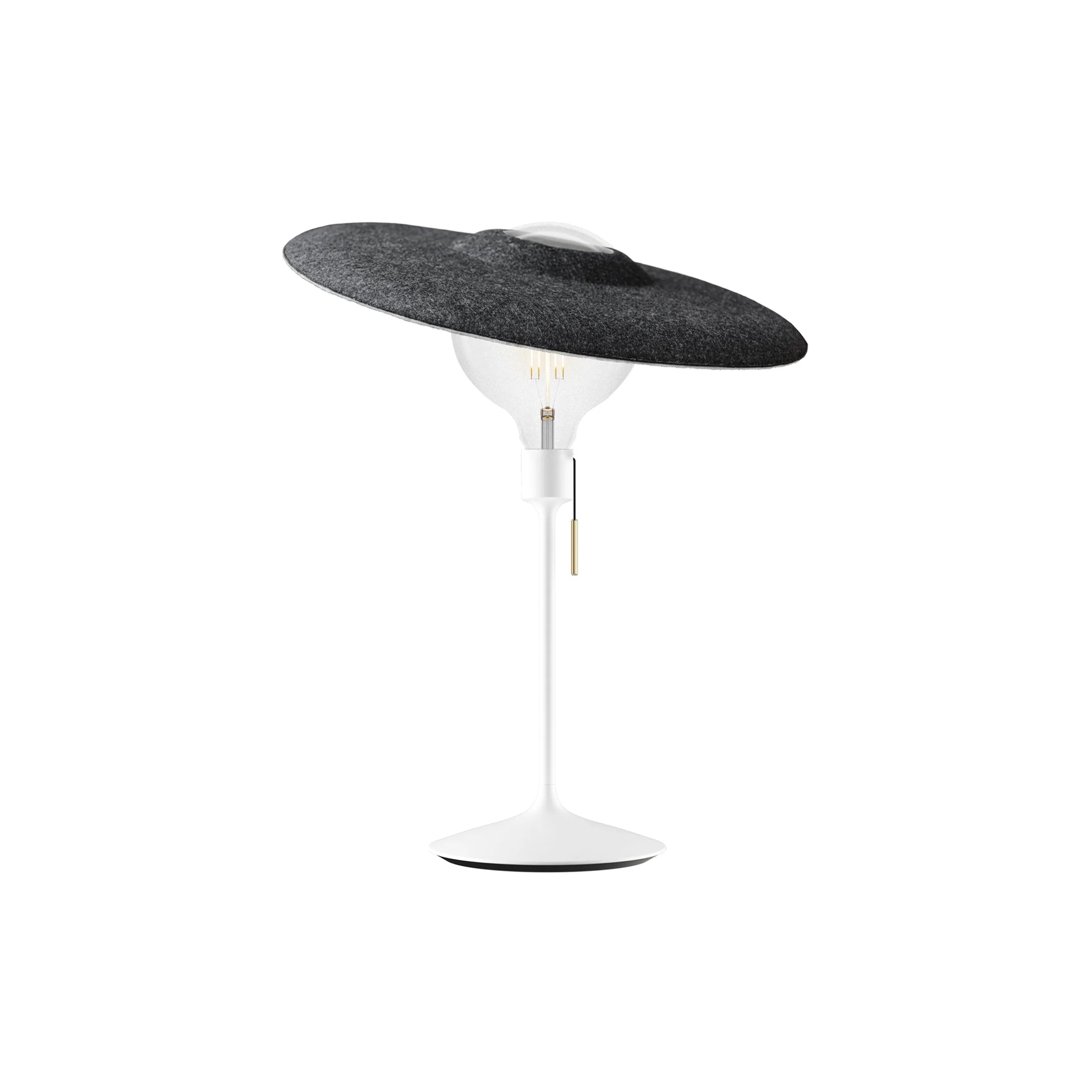 Shade Champagne Table Lamp