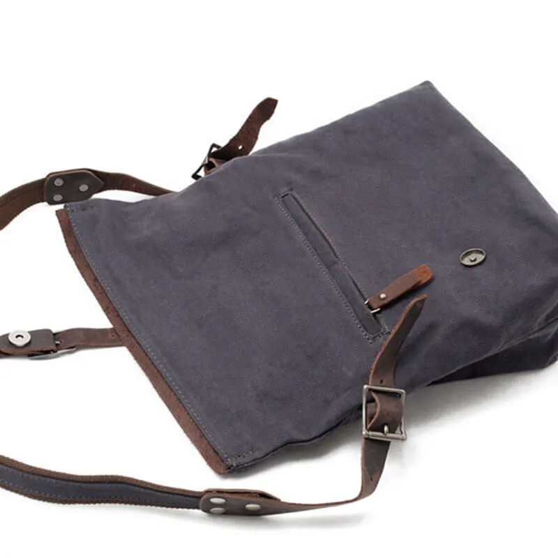 Single Shoulder Canvas Bag,Men;And Women Messenger Bag, 14'' Laptop IPAD Bag 80253