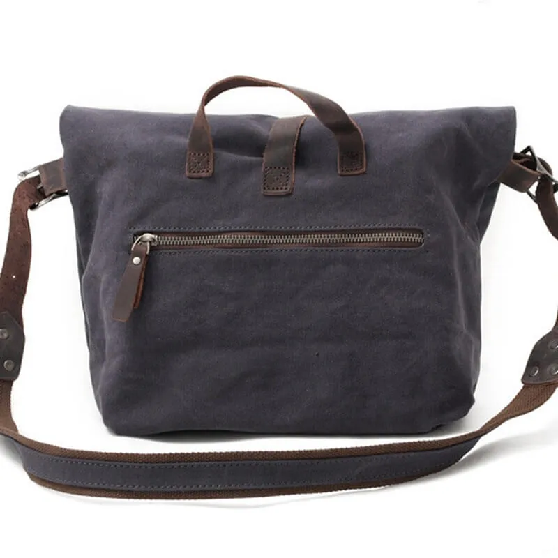 Single Shoulder Canvas Bag,Men;And Women Messenger Bag, 14'' Laptop IPAD Bag 80253