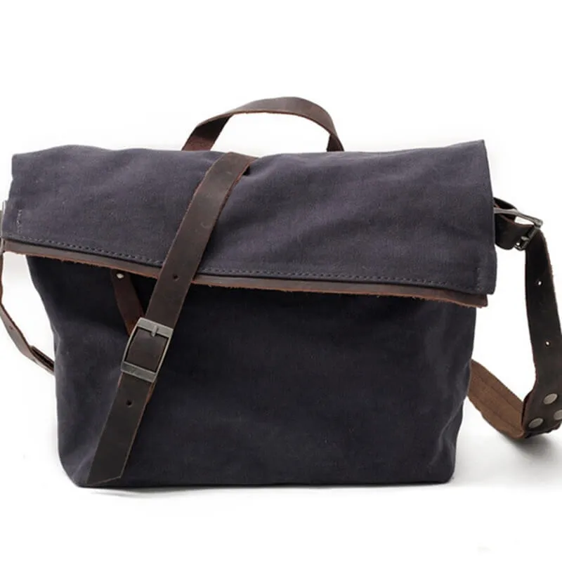 Single Shoulder Canvas Bag,Men;And Women Messenger Bag, 14'' Laptop IPAD Bag 80253