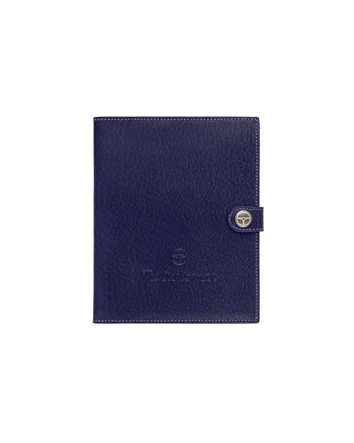 SLIM - Full-grain Leather Car Document Holder - Blue