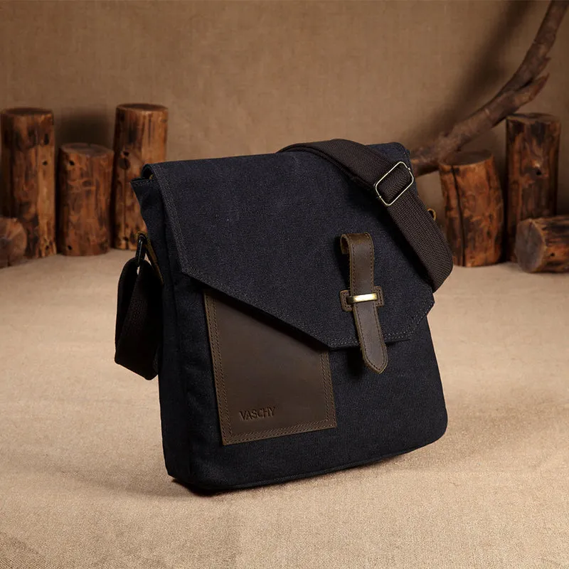 Small Canvas Messenger Bag