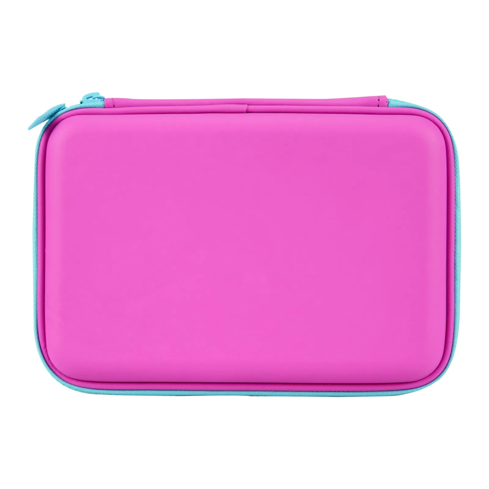 Smily Single Compartment Pencil Case Pink