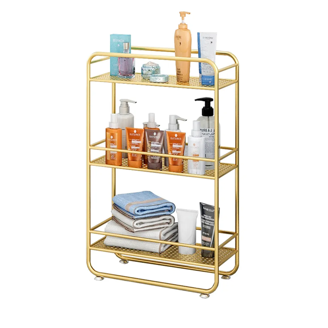 SOGA 2X 3 Tier Rectangular Bathroom Shelf Multifunctional Storage Display Rack Organiser