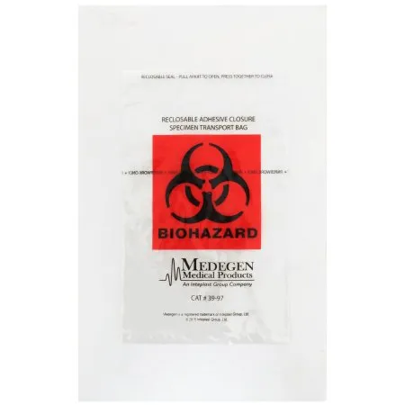 Specimen Transport Bag with Document Pouch McKesson 6 X 9 Inch, 1000 Count