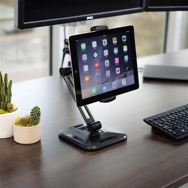 Startech.Com Universal Tablet Stand - Portable Tablet Stand W/ Optional Wallmount Base - Adjustable Pivoting Tablet Stan