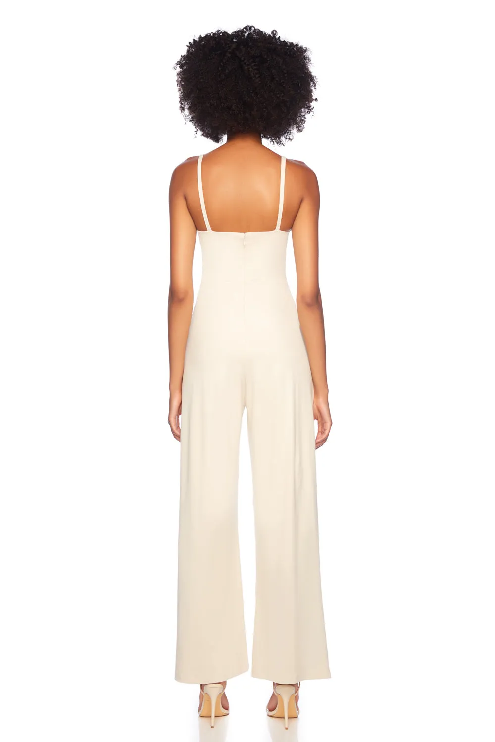 strap sweetheart jumpsuit