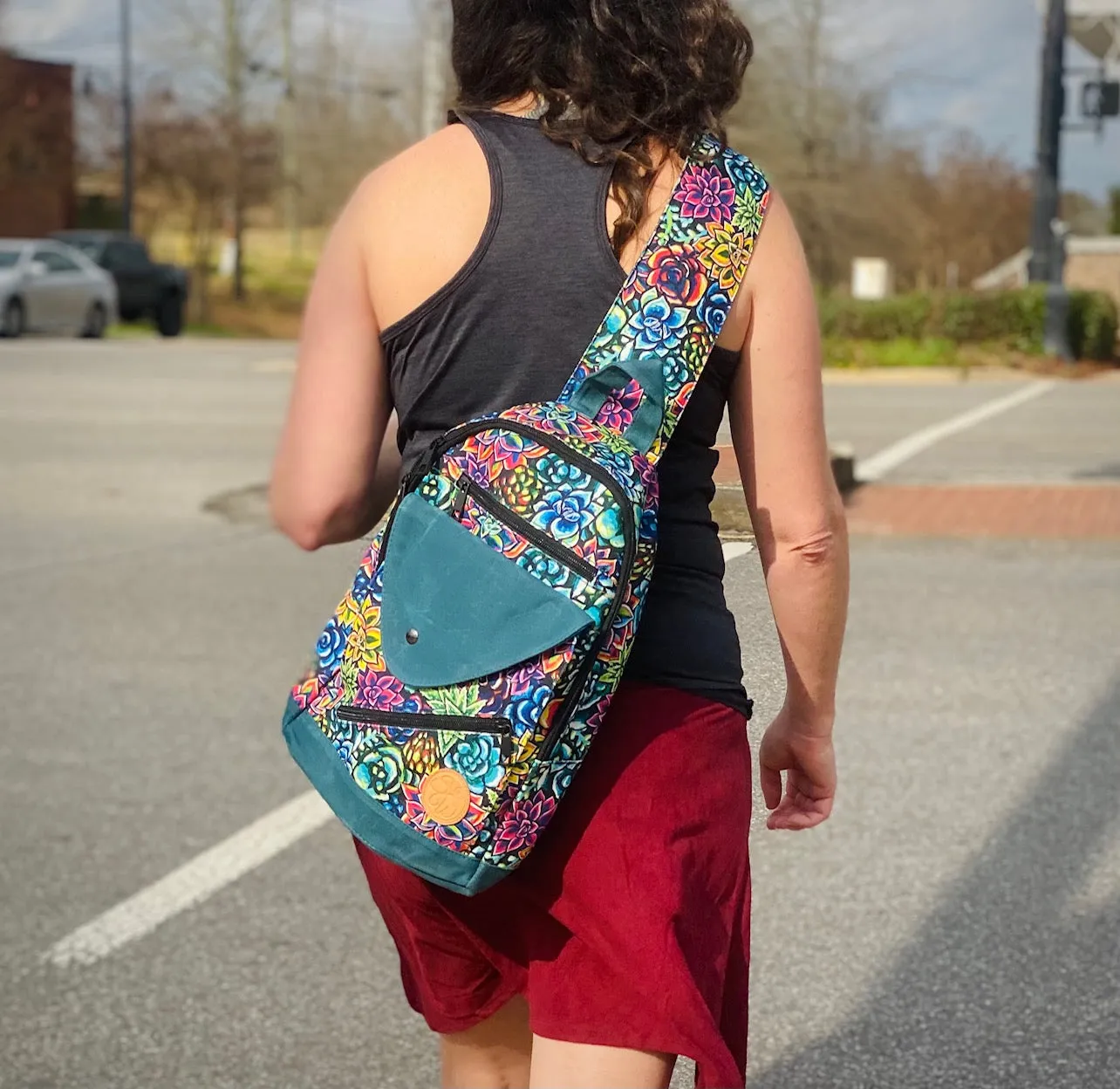 Succulent Social Sling Backpack