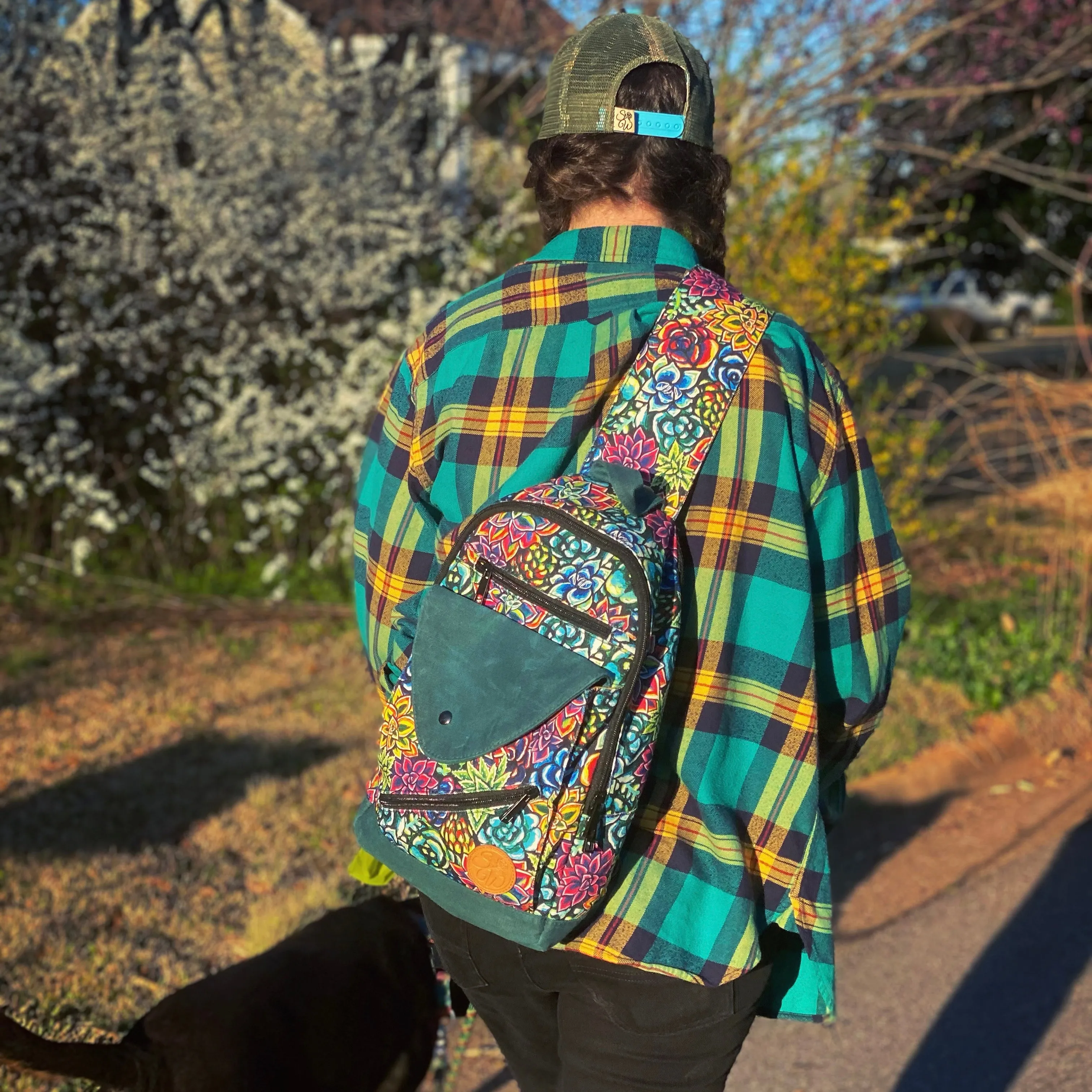 Succulent Social Sling Backpack