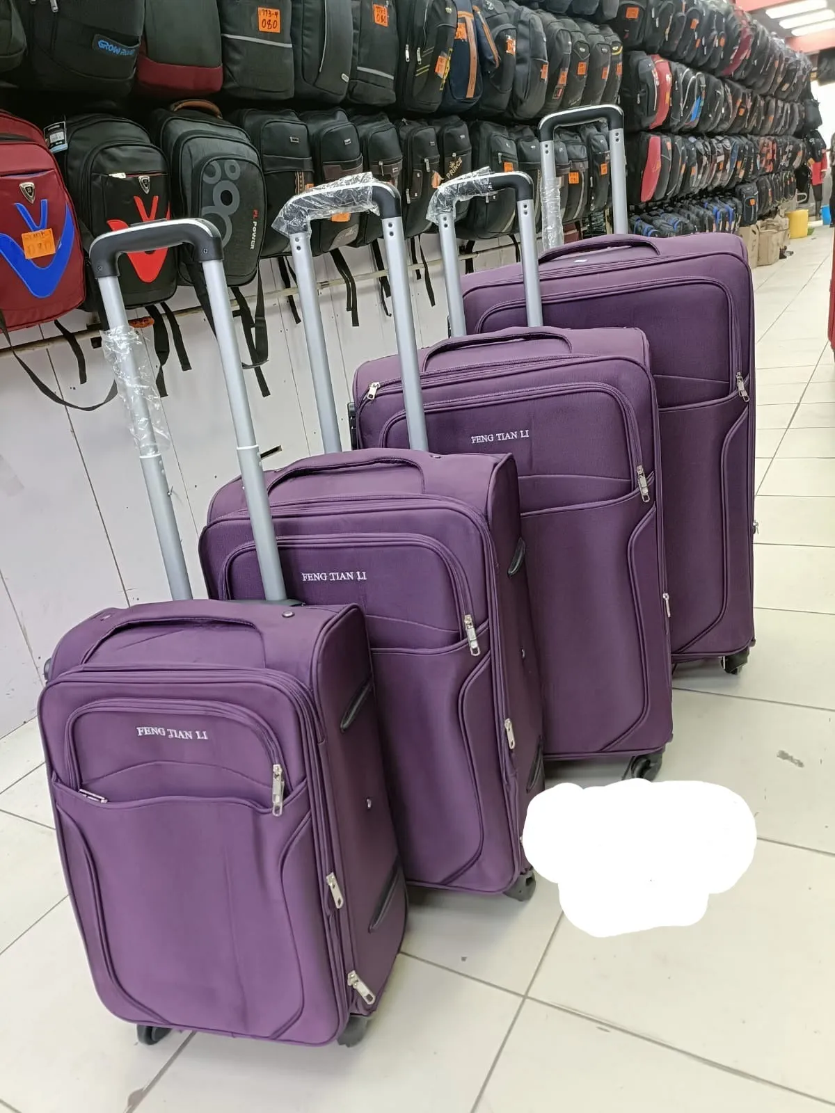 Suitcase 4pc Set - Purple