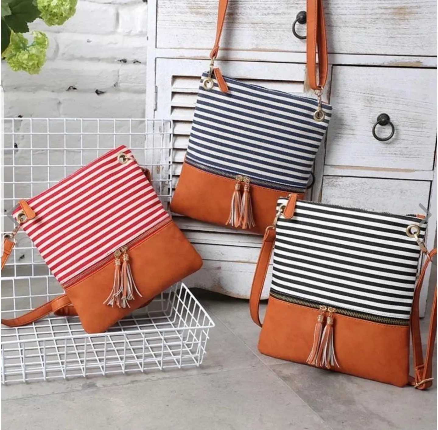 Summer Stripes Crossbody