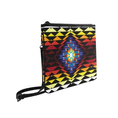 Sunset Blanket Slim Clutch Bag