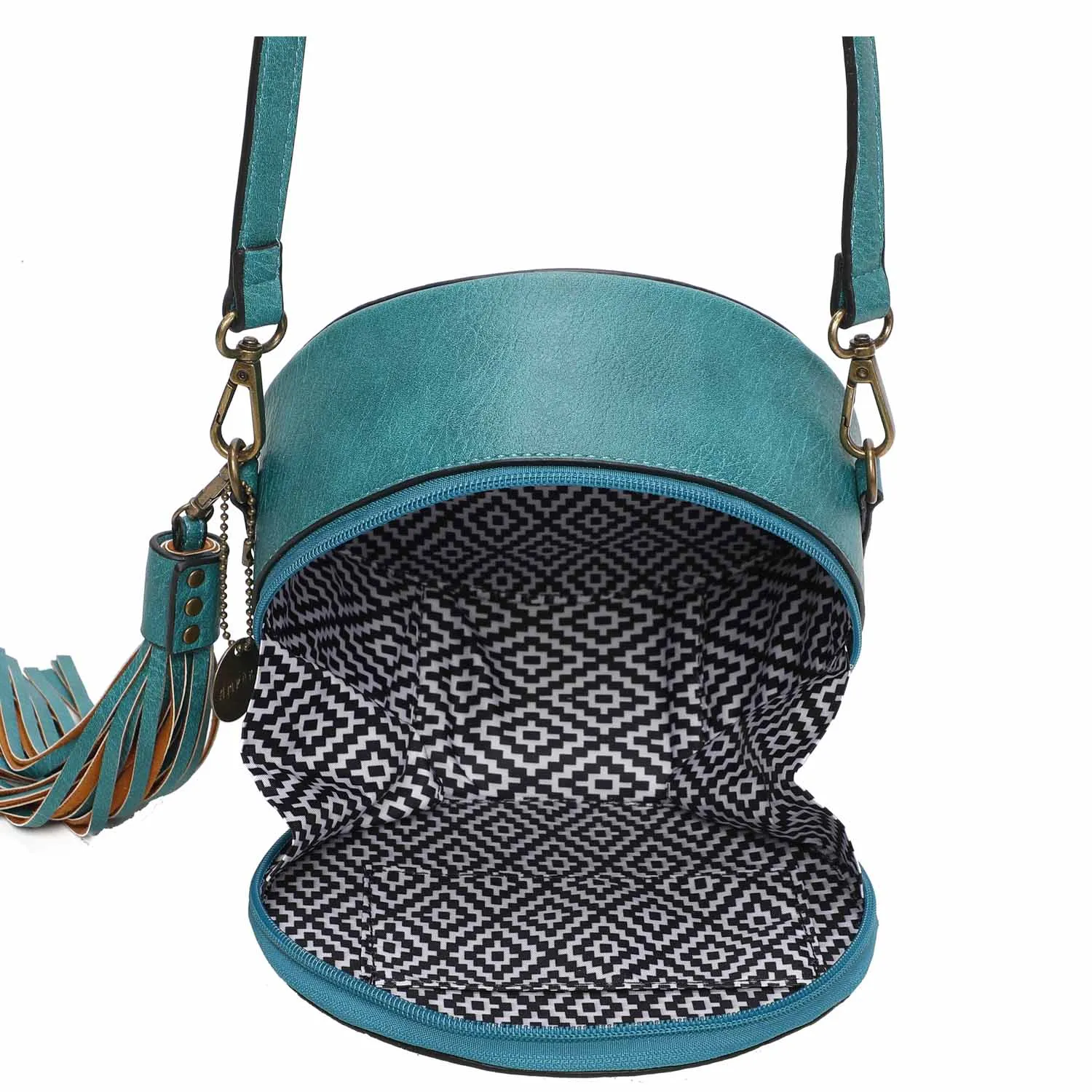 Suzie Round Crossbody - Teal