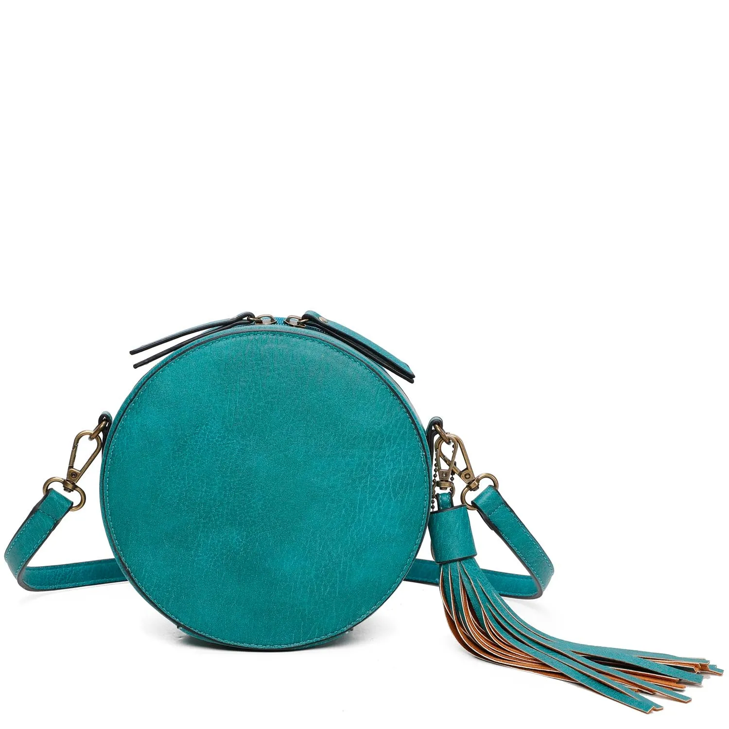 Suzie Round Crossbody - Teal