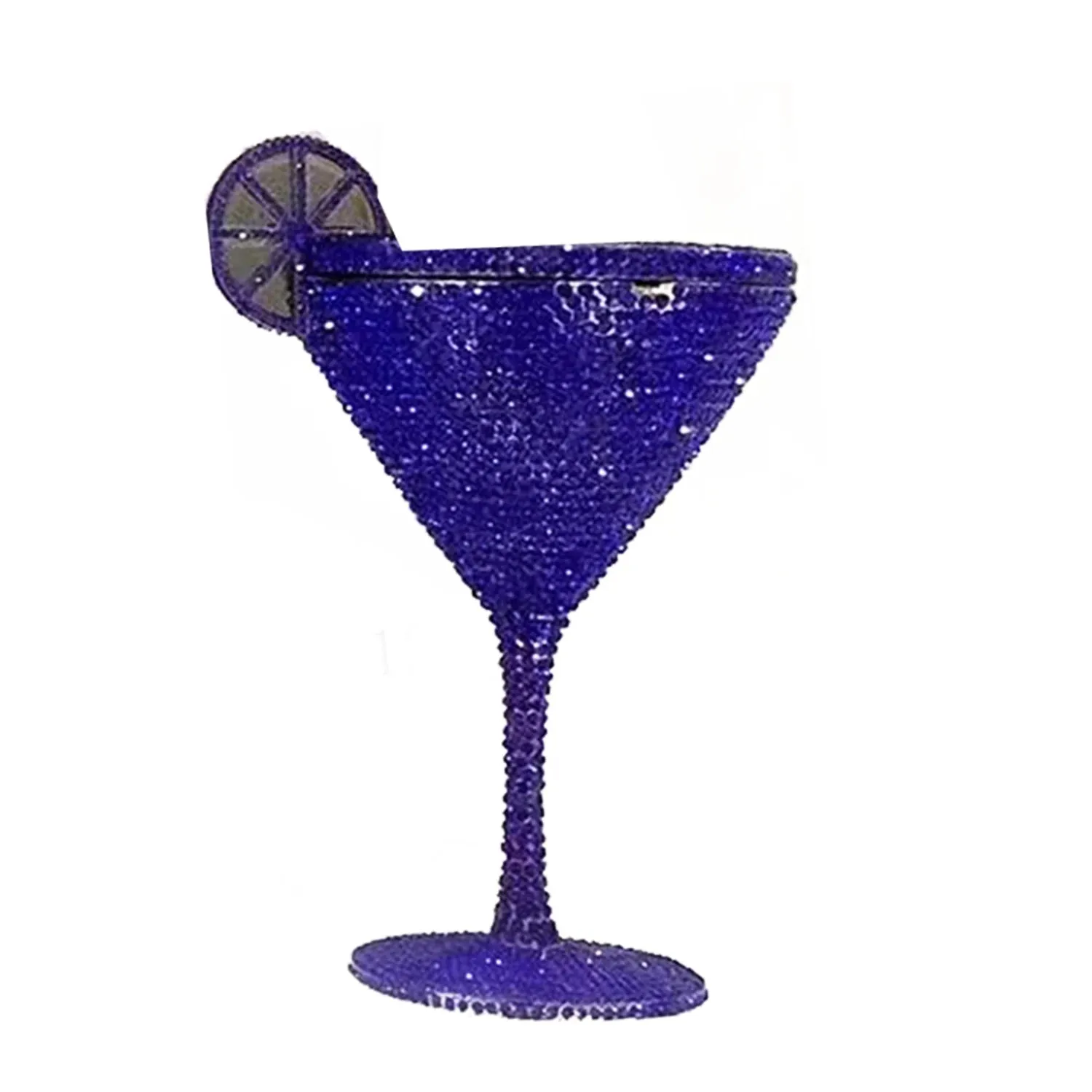 TEEK - Goblet Shaped Rhinestone Clutch Purse