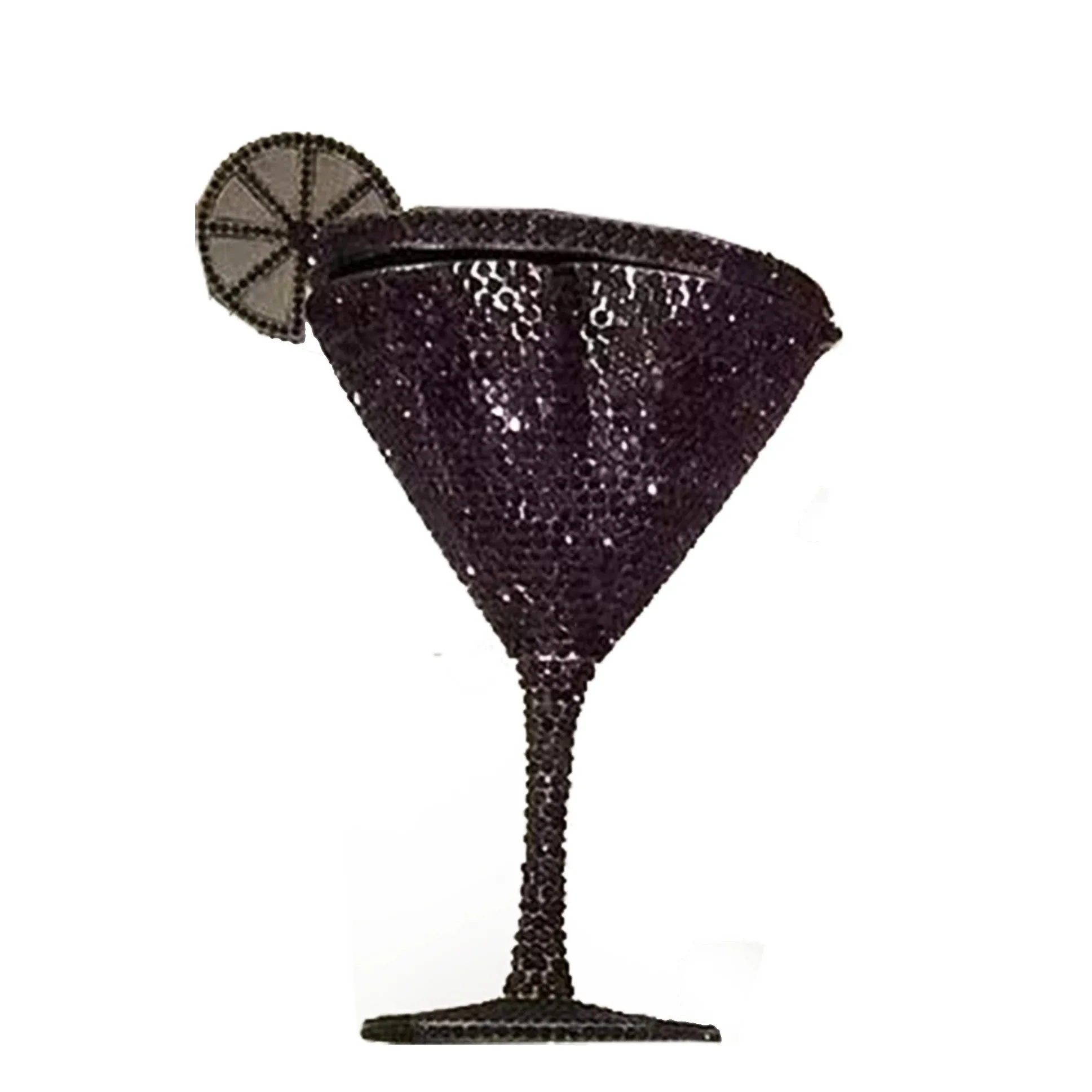 TEEK - Goblet Shaped Rhinestone Clutch Purse