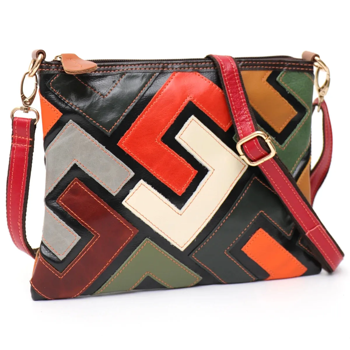 TEEK - Leaving Leather Patchwork Handbag