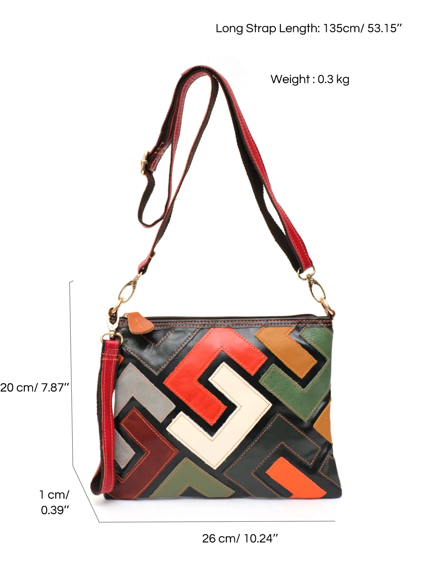 TEEK - Leaving Leather Patchwork Handbag